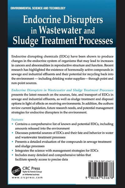 Produktbild: Endocrine Disrupters in Wastewater and Sludge Treatment Processes