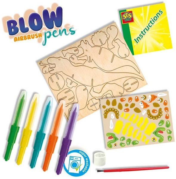 Produktbild: SES CREATIVE Airbrush Pens Blow Dinos