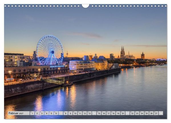 Produktbild: Wundersch&ouml;nes K&ouml;ln (Wandkalender 2027 DIN A3 quer), CALVENDO Monatskalender
