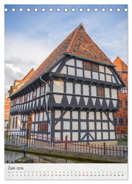 Produktbild: Quedlinburg - Welterbestadt und Tor zum Harz (Tischkalender 2026 DIN A5 hoch), CALVENDO Monatskalender