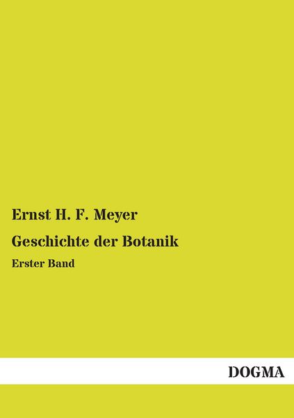Produktbild: Geschichte der Botanik