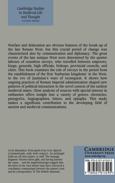 Produktbild: Envoys and Political Communication in the Late Antique West, 411-533
