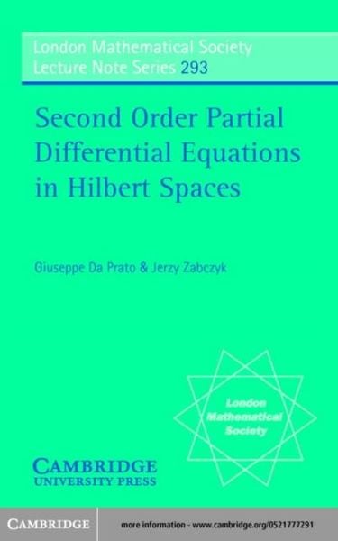 Produktbild: Second Order Partial Differential Equations in Hilbert Spaces