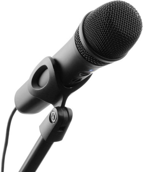 Produktbild: Handymikrofon IK Multimedia iRig Mic HD 2 &Uuml;bertragungsart (Details):Kabelgebunden inkl. Kabel, inkl. Tasche, inkl. Stativ