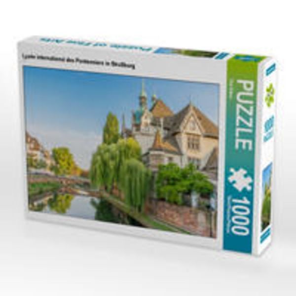 CALVENDO Puzzle Lycée international des Pontonniers in Straßburg 1000 Teile Lege-Größe 64 x 48 cm Foto-Puzzle Bild von Tina Rabus