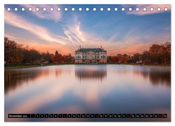 Produktbild: Barockperle Dresden (Tischkalender 2026 DIN A5 quer), CALVENDO Monatskalender