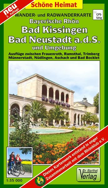 Produktbild: Wander- und Radwanderkarte Bayerische Rh&ouml;n, Bad Kissingen, Bad Neustadt a.d.S. und Umgebung