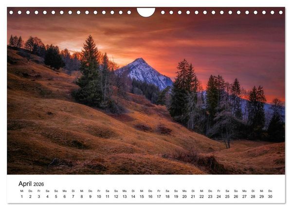 Produktbild: Wunderwelt Schweiz (Wandkalender 2026 DIN A4 quer), CALVENDO Monatskalender