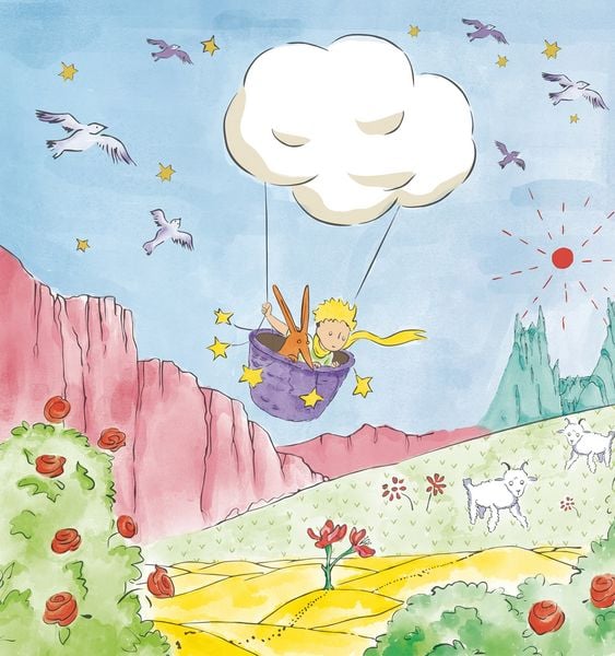 Produktbild: AVENIR - Wassermalfarben-Buch Kleiner Prinz