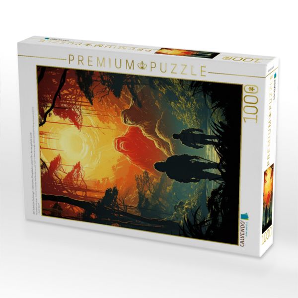 Produktbild: CALVENDO Puzzle Der Schatz im Dschungel - historisches Filmplakat zu einem Film, der nie gedreht wurde | 1000 Teile Lege-Gr&ouml;&szlig;e 64x48cm Foto-Puzzle f&uuml;r
