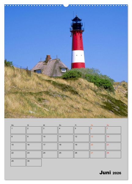 Produktbild: Attraktive Leuchtt&uuml;rme (Wandkalender 2026 DIN A2 hoch), CALVENDO Monatskalender