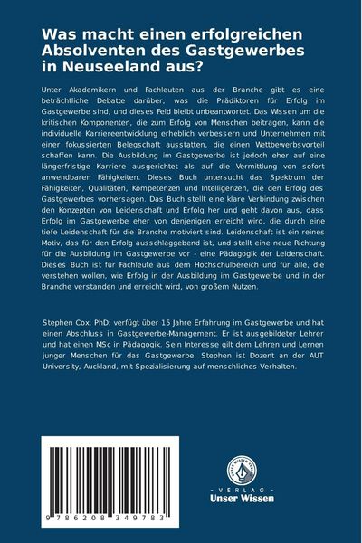 Produktbild: Was macht einen erfolgreichen Absolventen des Gastgewerbes in Neuseeland aus?