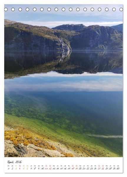 Produktbild: Norwegen - Das Land der Berge, Fjorde und Wasserf&auml;lle (Tischkalender 2026 DIN A5 hoch), CALVENDO Monatskalender
