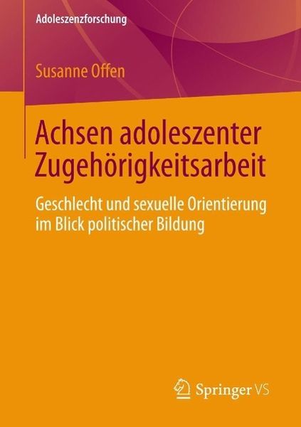 Produktbild: Achsen adoleszenter Zugeh&ouml;rigkeitsarbeit
