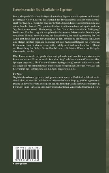 Produktbild: Einsteins von den Nazis konfisziertes Eigentum