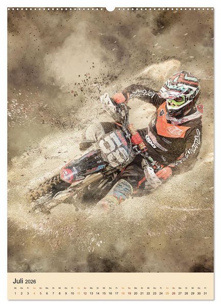 Produktbild: Motocross - Sport der Extreme (hochwertiger Premium Wandkalender 2026 DIN A2 hoch), Kunstdruck in Hochglanz