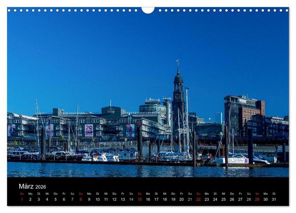 Produktbild: Charmantes Hamburg (Wandkalender 2026 DIN A3 quer), CALVENDO Monatskalender