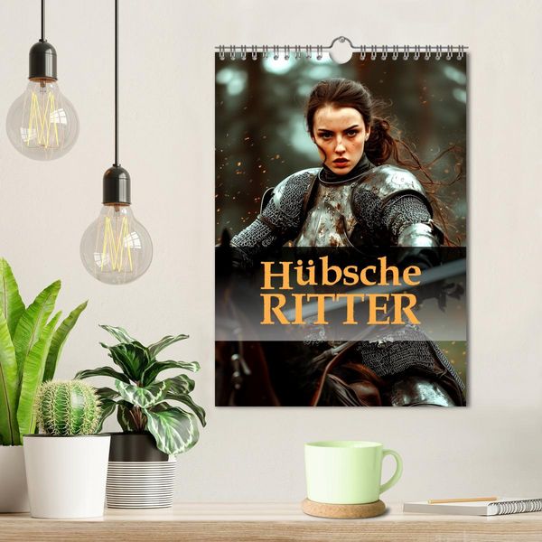 Produktbild: H&uuml;bsche Ritter (Wandkalender 2026 DIN A4 hoch), CALVENDO Monatskalender