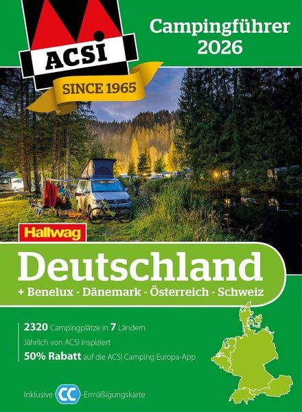 ACSI Campingführer Deutschland 2026, Taschenbuch von , Hallwag, 978-3-8283-3053-5