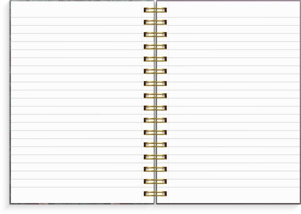 Produktbild: Burde Notizbuch A5 burgundy flowers