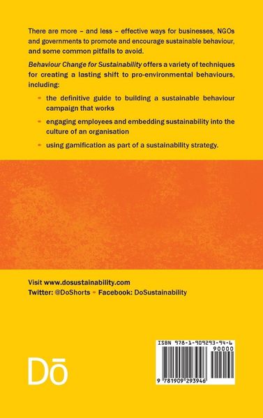 Produktbild: Behaviour Change for Sustainability