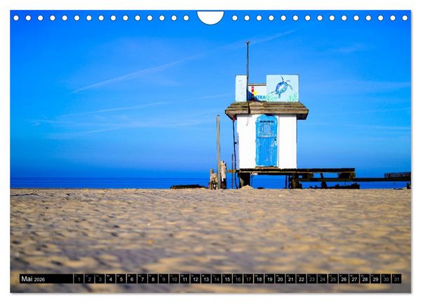 Produktbild: Einzigartige Strandansichten auf Amrum (Wandkalender 2026 DIN A4 quer), CALVENDO Monatskalender