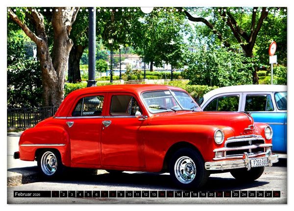Produktbild: PLYMOUTH '50 - Ein US-Oldtimer in Havanna (Wandkalender 2026 DIN A3 quer), CALVENDO Monatskalender