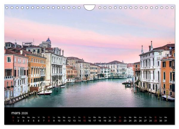 Produktbild: Venise Impressions (Calendrier mural 2026 DIN A4 vertical), CALVENDO calendrier mensuel