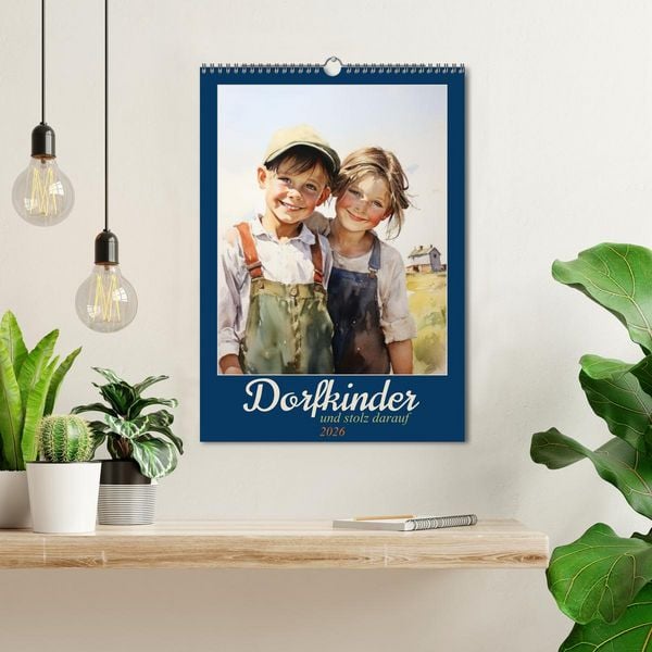 Produktbild: Dorfkinder und stolz darauf (Wandkalender 2026 DIN A3 hoch), CALVENDO Monatskalender