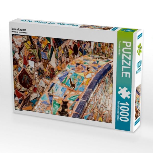 CALVENDO Puzzle Mosaikkunst | 1000 Teile Lege-Größe 64x48cm Foto-Puzzle für glückliche Stunden