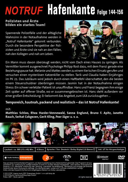 Produktbild: Notruf Hafenkante 12 - Folgen 144-156 [4 DVDs]