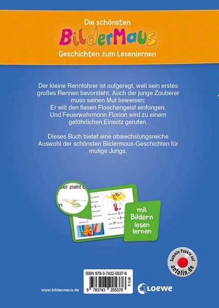 Produktbild: Die sch&ouml;nsten Bildermaus-Geschichten zum Lesenlernen f&uuml;r mutige Jungs