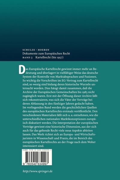 Produktbild: Dokumente zum Europ&auml;ischen Recht