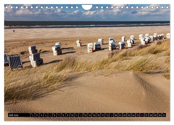 Produktbild: Insel Spiekeroog (Wandkalender 2026 DIN A4 quer), CALVENDO Monatskalender