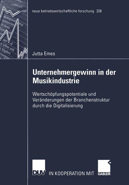 Produktbild: Unternehmergewinn in der Musikindustrie