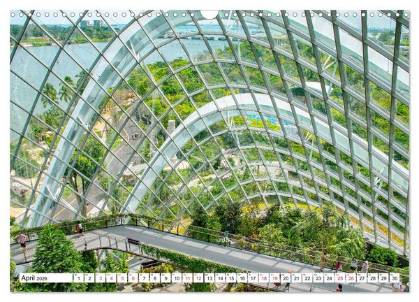 Produktbild: Singapur - faszinierende Stadt (Wandkalender 2026 DIN A3 quer), CALVENDO Monatskalender