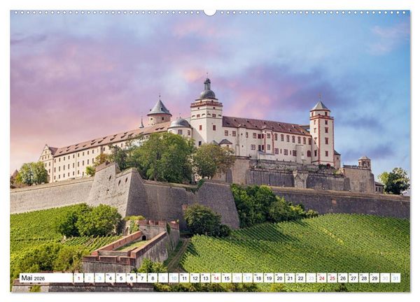 Produktbild: W&uuml;rzburg - Stadt mit Charme (hochwertiger Premium Wandkalender 2026 DIN A2 quer), Kunstdruck in Hochglanz