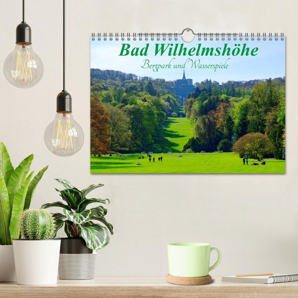 Produktbild: Bad Wilhelmsh&ouml;he Bergpark und Wasserspiele (Wandkalender 2026 DIN A4 quer), CALVENDO Monatskalender