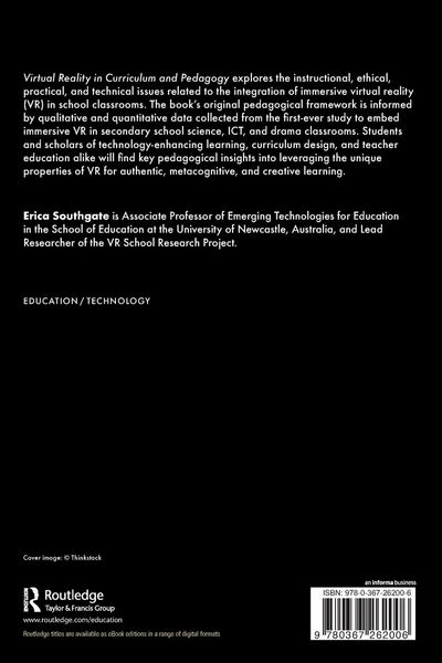 Produktbild: Virtual Reality in Curriculum and Pedagogy