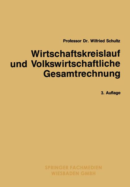 Produktbild: Wirtschaftskreislauf und Volkswirtschaftliche Gesamtrechnung