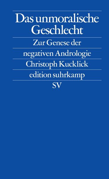 Produktbild: Das unmoralische Geschlecht