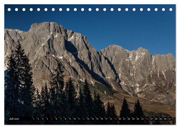 Produktbild: HOCHK&Ouml;NIG - Gipfel der Salzburger Alpen (Tischkalender 2026 DIN A5 quer), CALVENDO Monatskalender