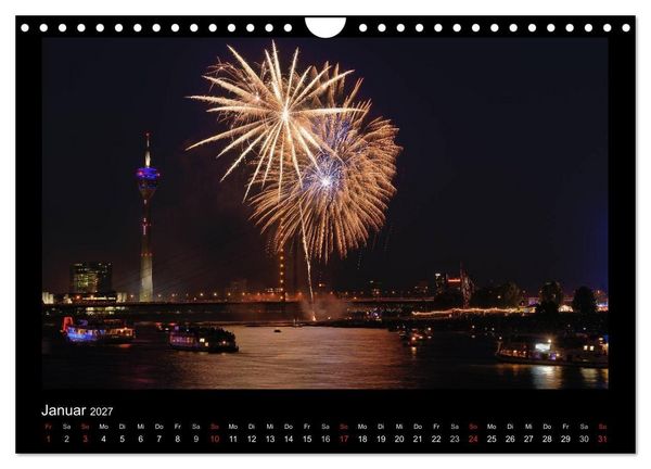 Produktbild: Feuerwerks - Impressionen (Wandkalender 2027 DIN A4 quer), CALVENDO Monatskalender
