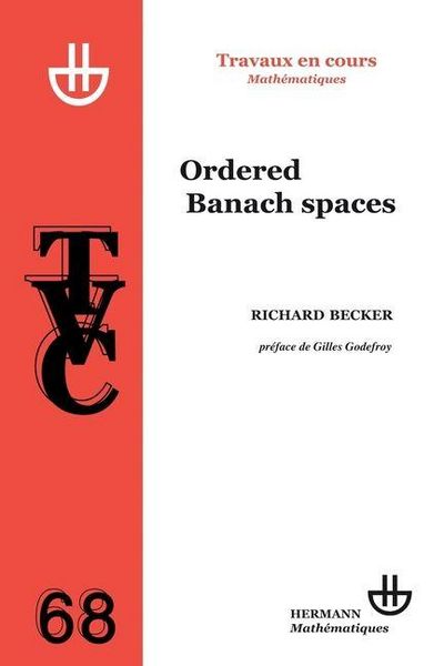 Produktbild: TVC 68. Ordered Banach spaces