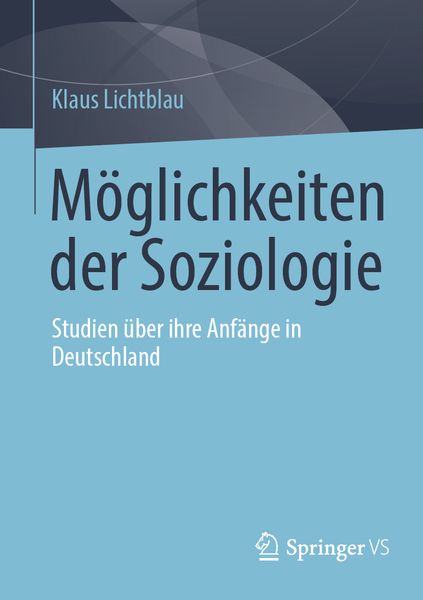 Produktbild: M&ouml;glichkeiten der Soziologie