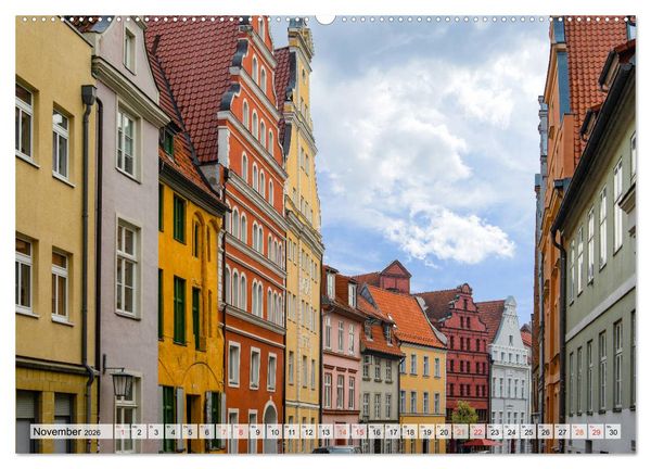 Produktbild: Stralsund Stadtansichten (hochwertiger Premium Wandkalender 2026 DIN A2 quer), Kunstdruck in Hochglanz