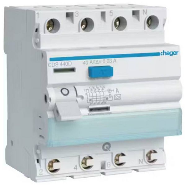 Produktbild: Hager CDS440D Fehlerstrom-Schutzschalter