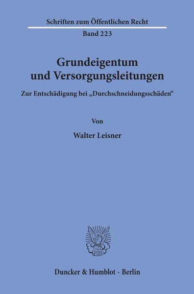 Produktbild: Grundeigentum und Versorgungsleitungen.