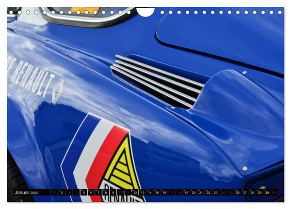 Produktbild: Renault Alpine A110 (Wandkalender 2026 DIN A4 quer), CALVENDO Monatskalender