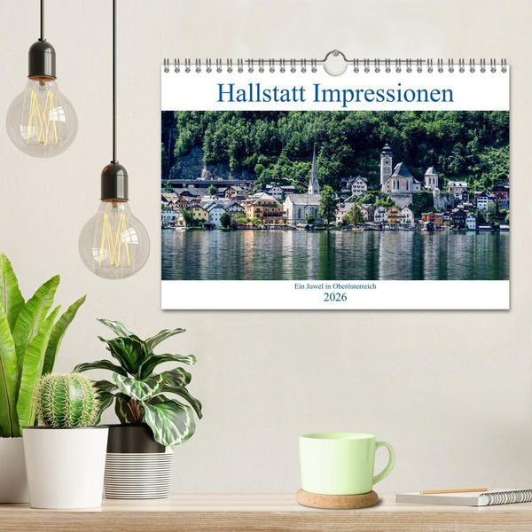 Produktbild: Hallstatt Impressionen (Wandkalender 2026 DIN A4 quer), CALVENDO Monatskalender
